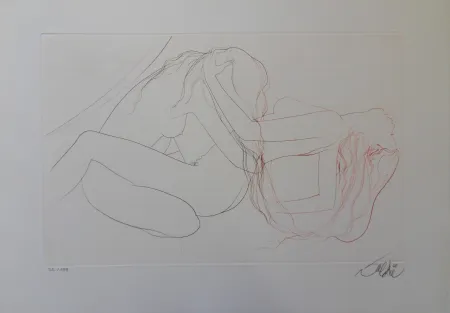 Gravura Valadie - Elle chavirait de plaisir