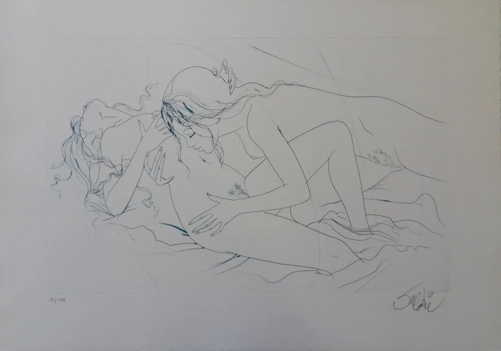 Gravura Valadie - Etreinte saphique