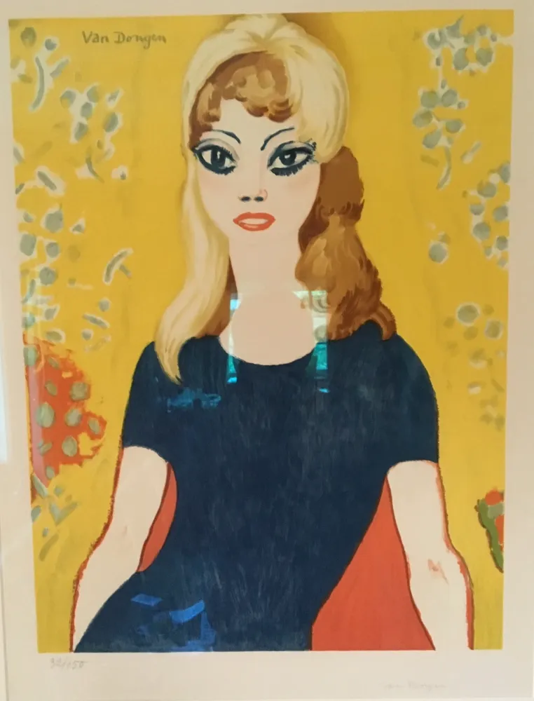 Litografia Van Dongen - Brigitte Bardot