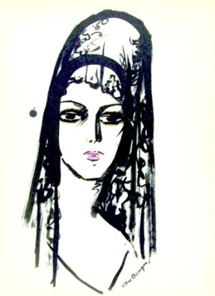 Estêncil Van Dongen - Espagnole