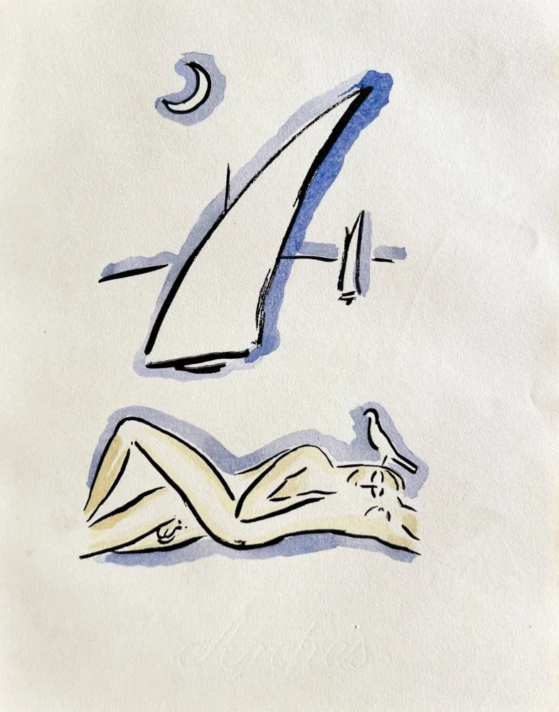 Litografia Van Dongen - La Garçonne