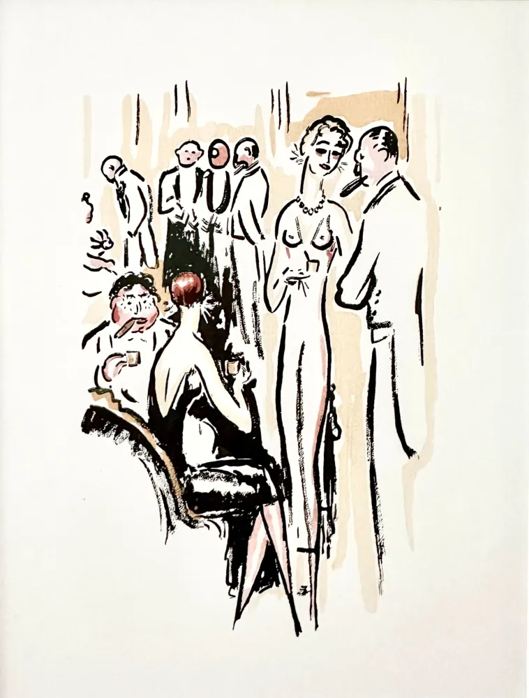 Estêncil Van Dongen - La Garconne, The Party