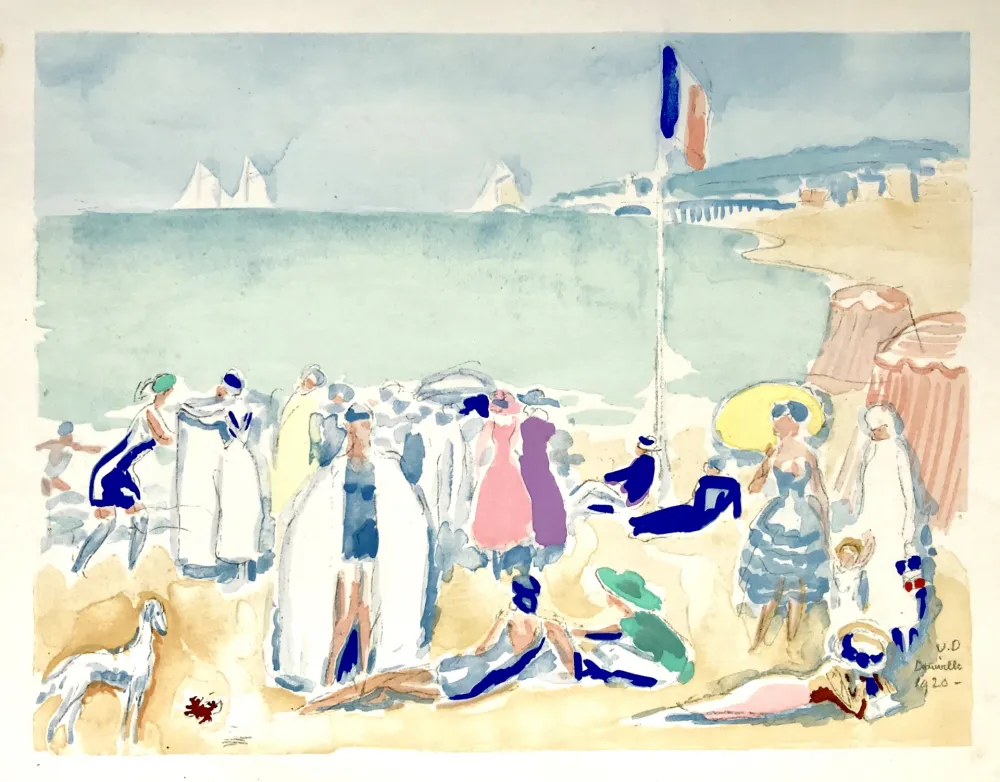 Estêncil Van Dongen - La Plage 1920