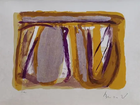 Litografia Van Velde - Apaisement 