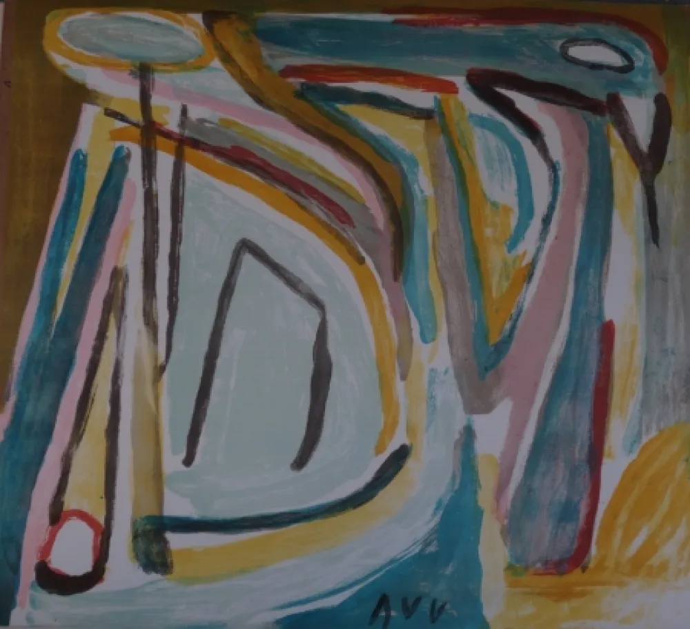 Litografia Van Velde - Appel