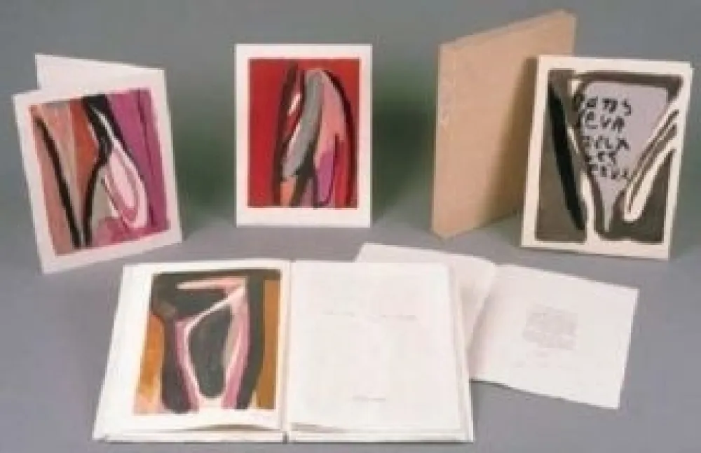 Livro Ilustrado Van Velde - Dans leur voix les eaux, André Du Bouchet