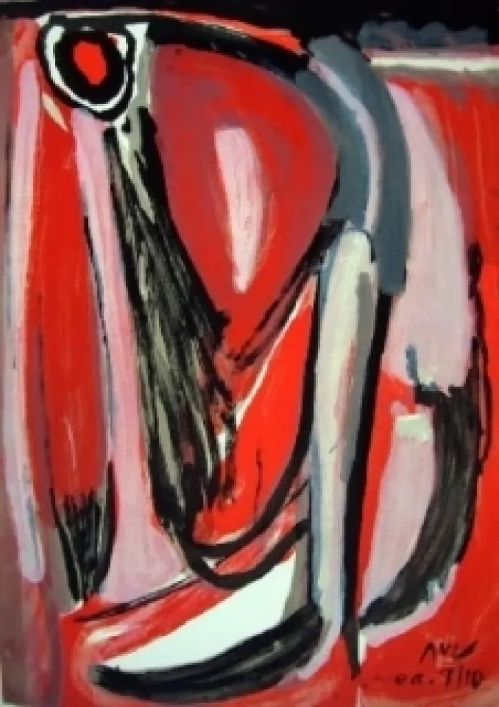 Litografia Van Velde - Eclatement