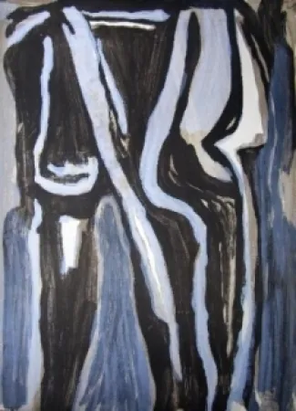 Litografia Van Velde - En dedans