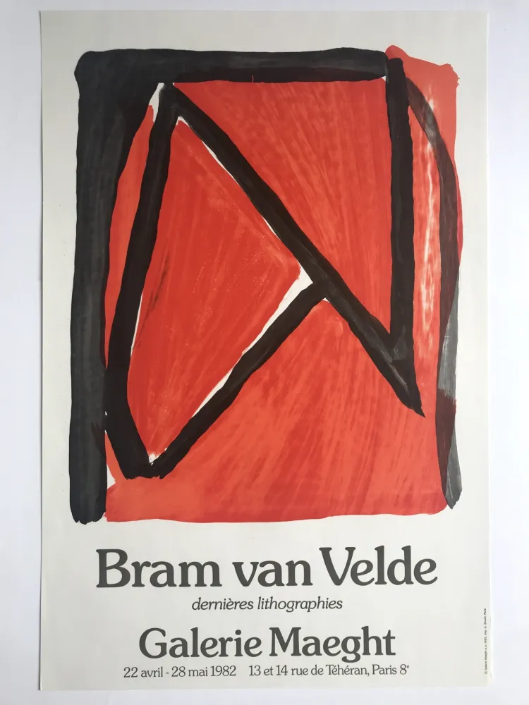 Cartaz Van Velde - Galerie Maeght