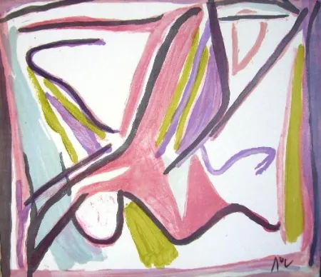 Litografia Van Velde - MP 403 - Séparation