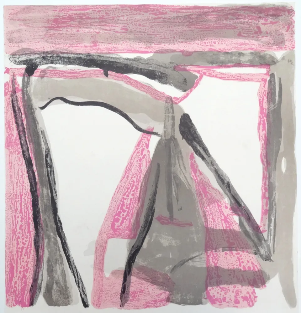 Litografia Van Velde - Sans titre