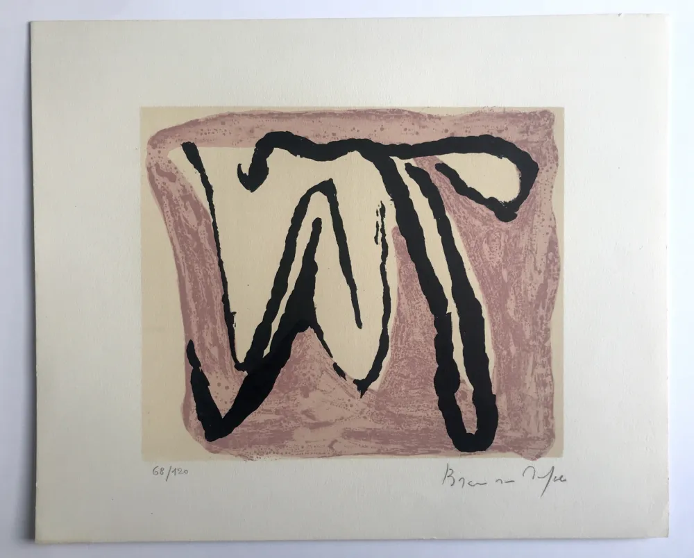 Litografia Van Velde - Sans titre (MP 83)