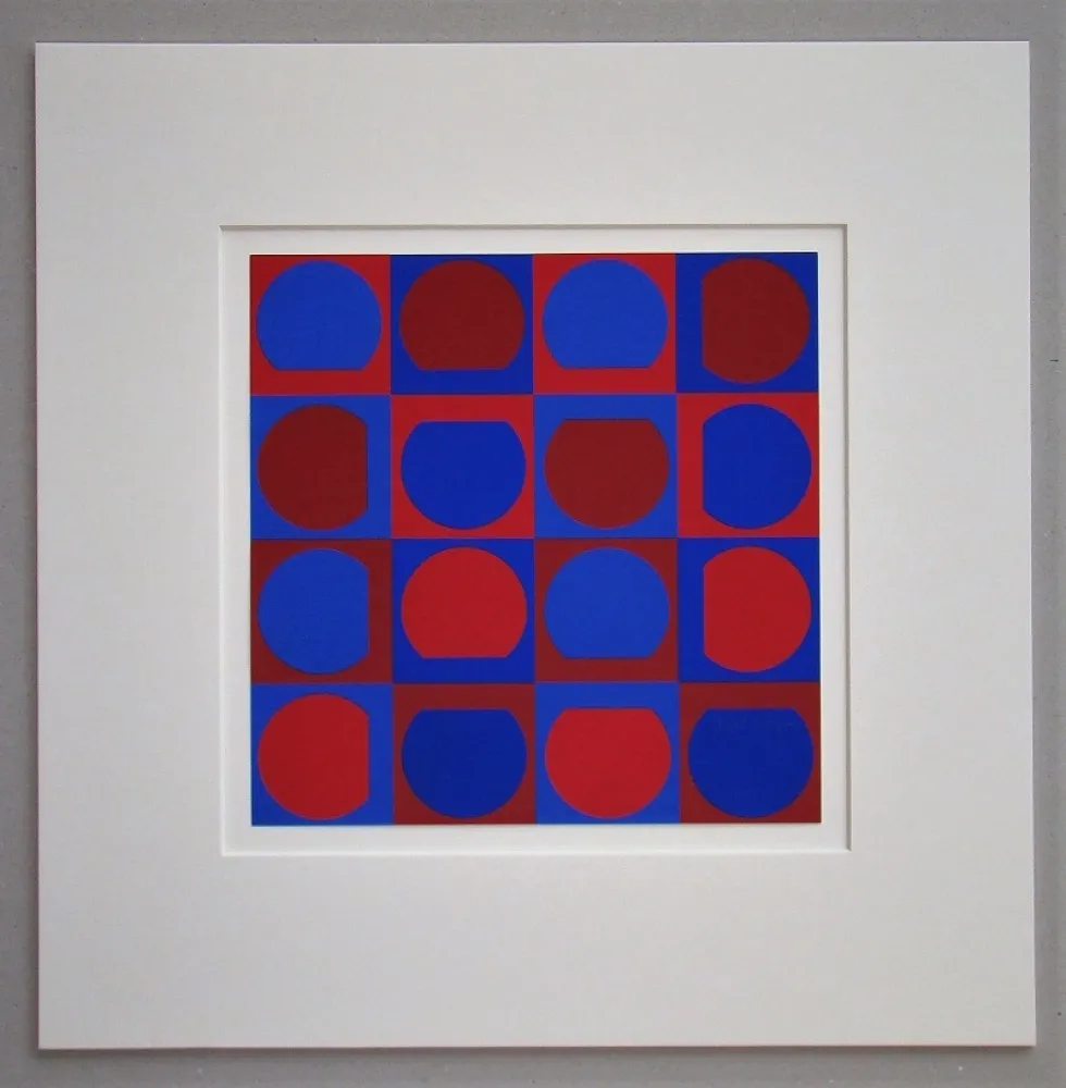 Serigrafia Vasarely - Composition 1964