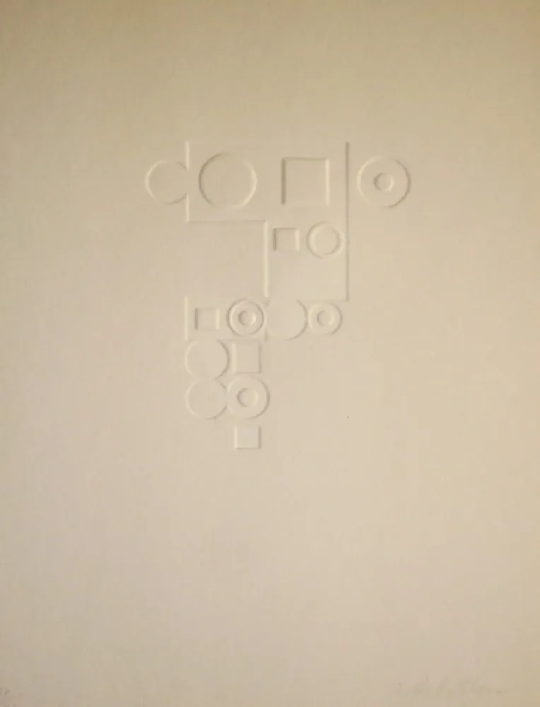 Gravura Vasarely - Euclide