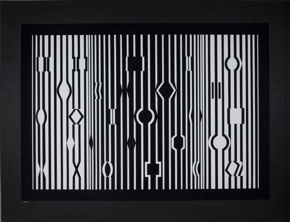 Serigrafia Vasarely - Markab du portfolio Cinétique III, 1959