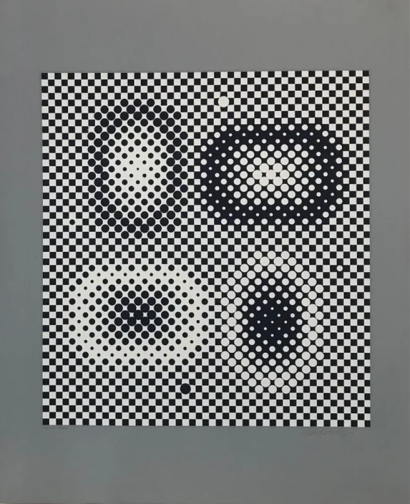 Serigrafia Vasarely - Me-Ta 