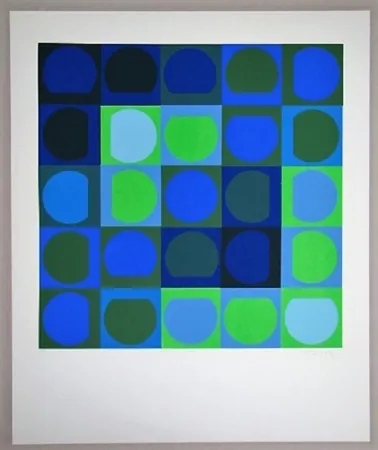 Serigrafia Vasarely - Sans titre