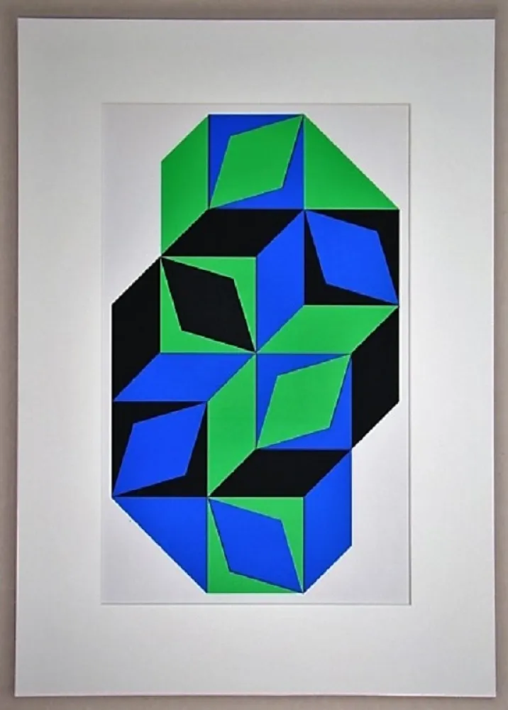 Serigrafia Vasarely - Sans titre
