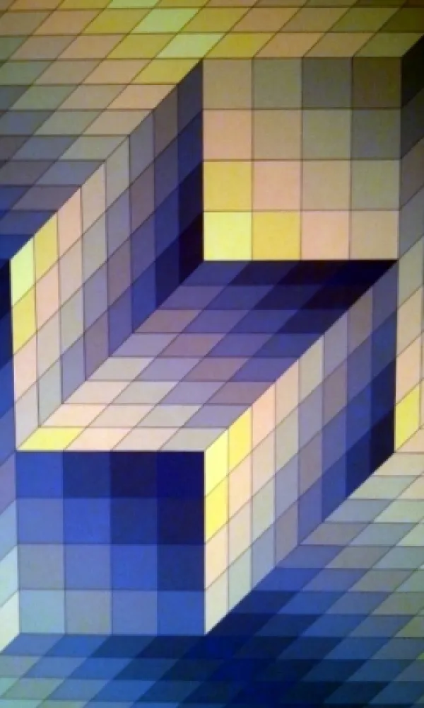 Litografia Vasarely - S/T