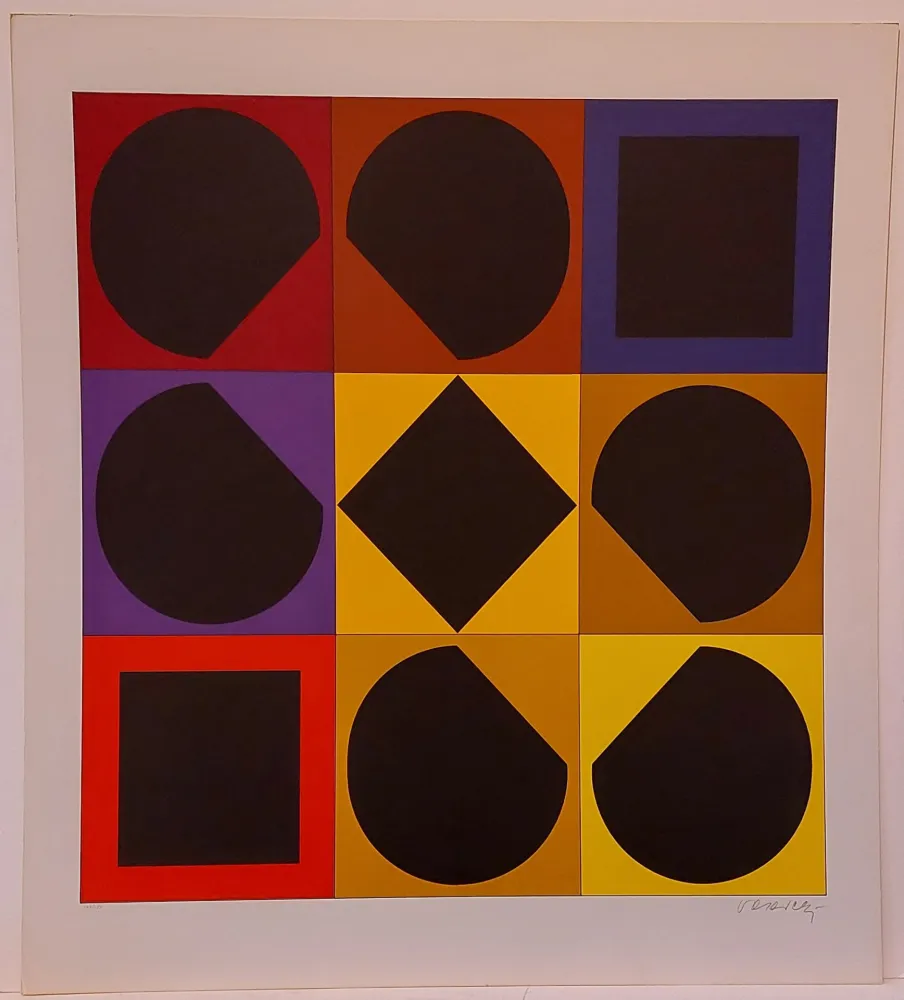 Serigrafia Vasarely - Topaze