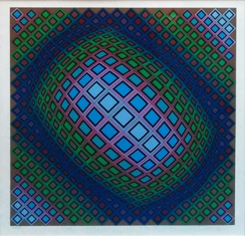 Serigrafia Vasarely - UNKNOWN TITLE