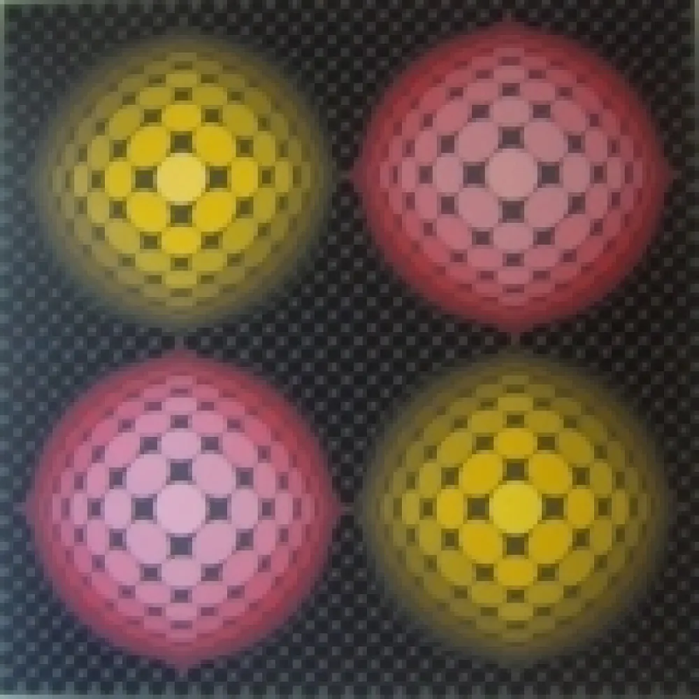 Serigrafia Vasarely - Untitled
