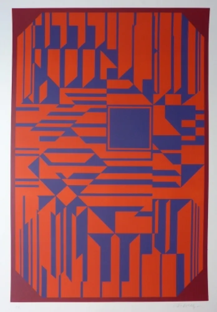 Serigrafia Vasarely - Untitled