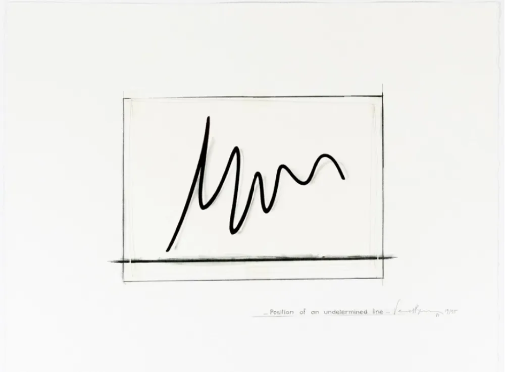 Litografia Venet - Position of an undetermined line