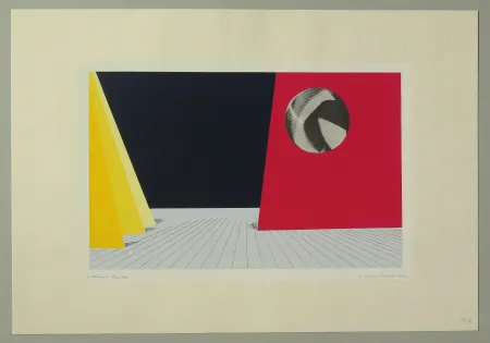 Litografia Veronesi - Teatro 2 (tavola D)