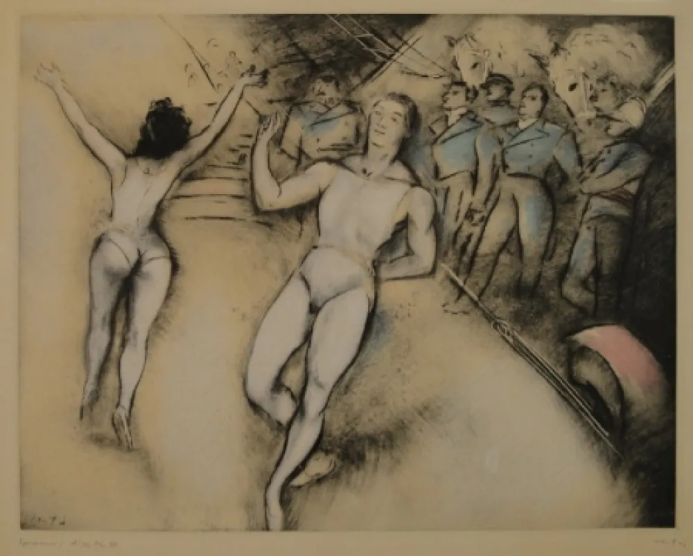 Água-Forte Vertes - (Artisten im Zirkus)