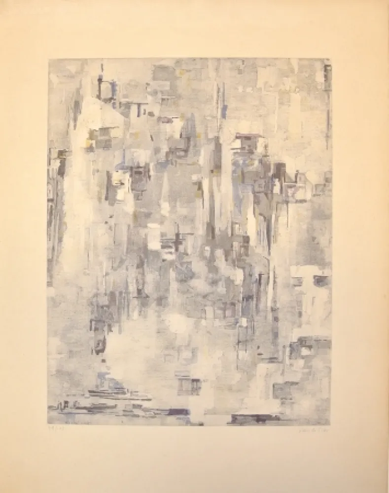 Água-Forte E Água-Tinta Vieira Da Silva - Senza Titolo I