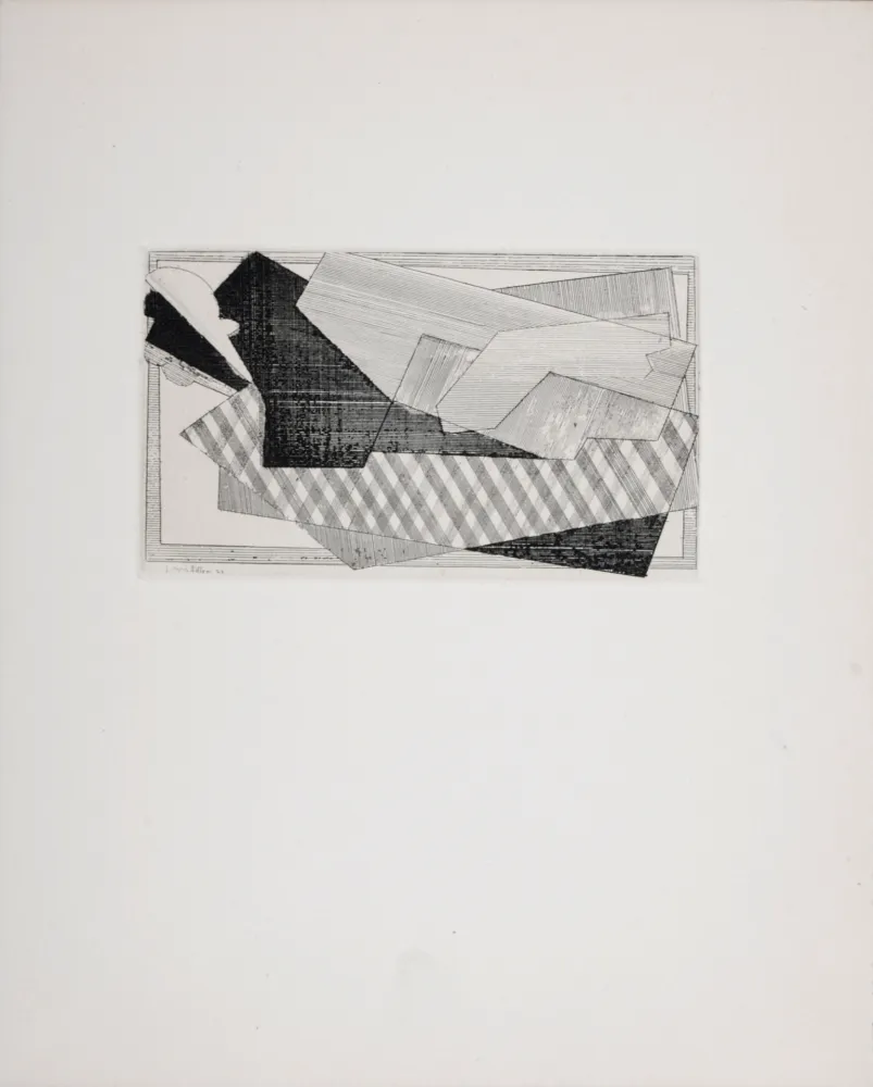 Gravura Villon - Composition, 1947