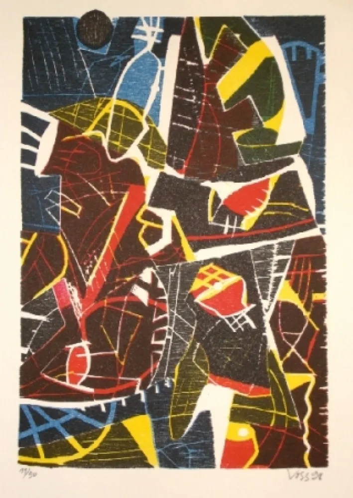 Xilogravura Voss - Maison sans maître