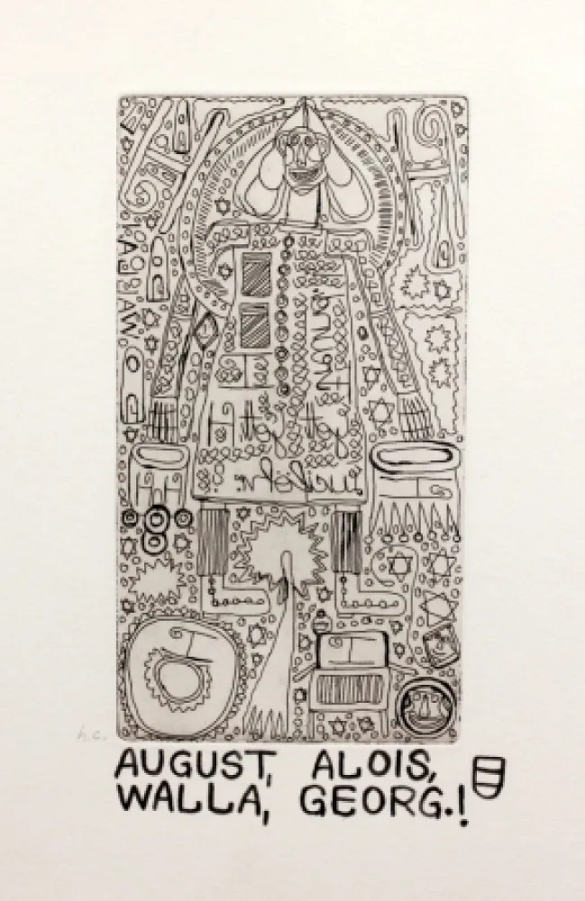 Gravura Walla - Alois, Georg.!