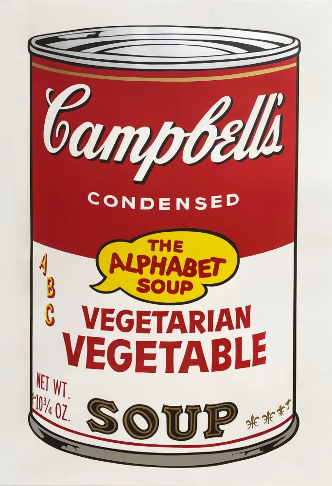 Serigrafia Warhol - Campbell's Soup II: Vegetarian Vegetable