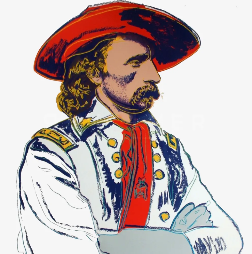 Serigrafia Warhol -  General Custer (FS II.379)