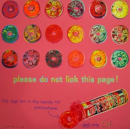 Serigrafia Warhol - Life Savers (FS-II.353)