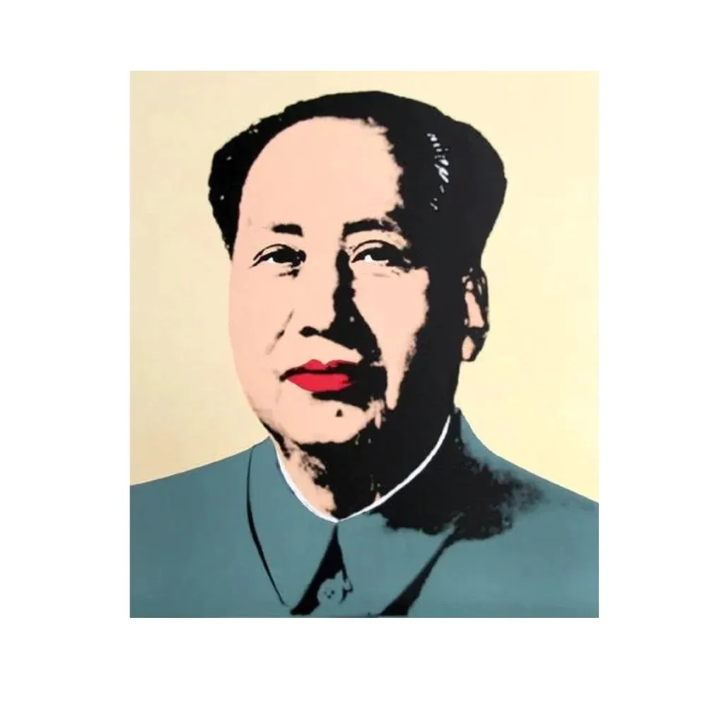 Serigrafia Warhol - Mao Yellow 
