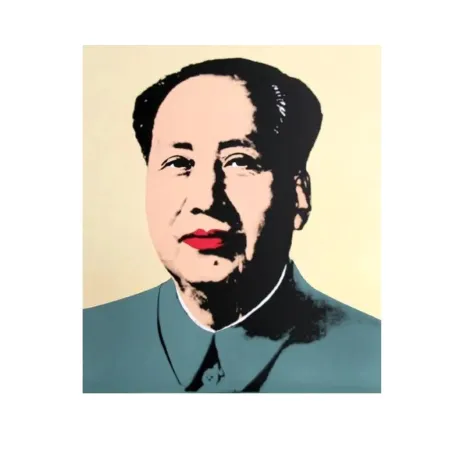 Serigrafia Warhol - Mao Yellow 