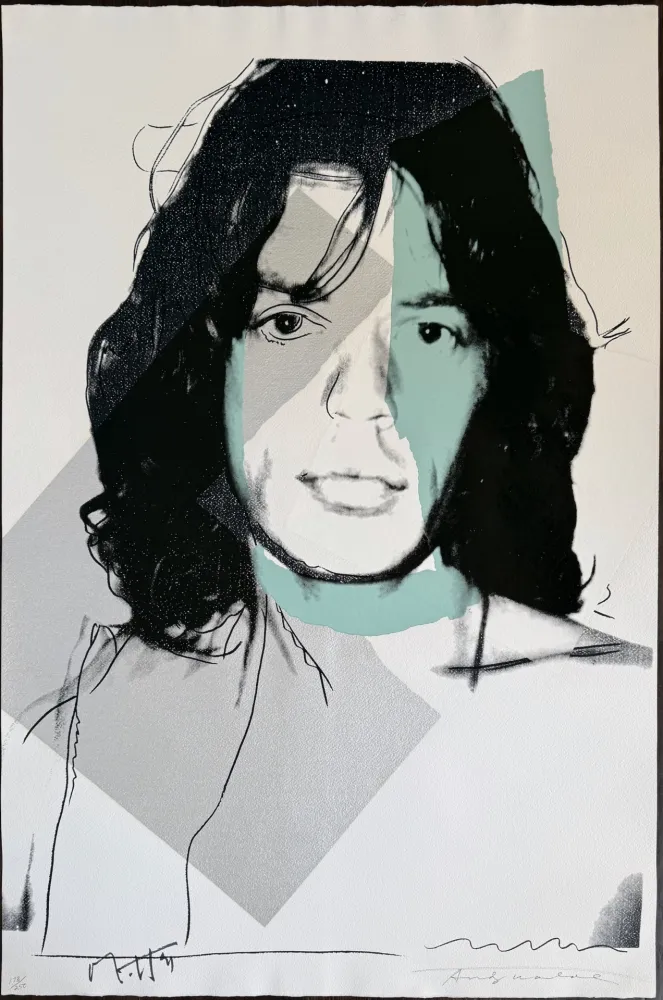 Serigrafia Warhol - Mick Jagger #138
