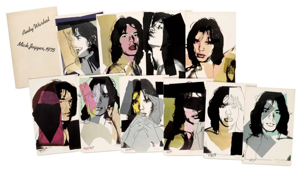 Litografia Warhol - Mick Jagger Portfolio