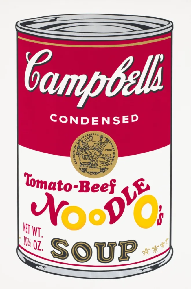 Serigrafia Warhol - Tomato-Beef Noodle O's