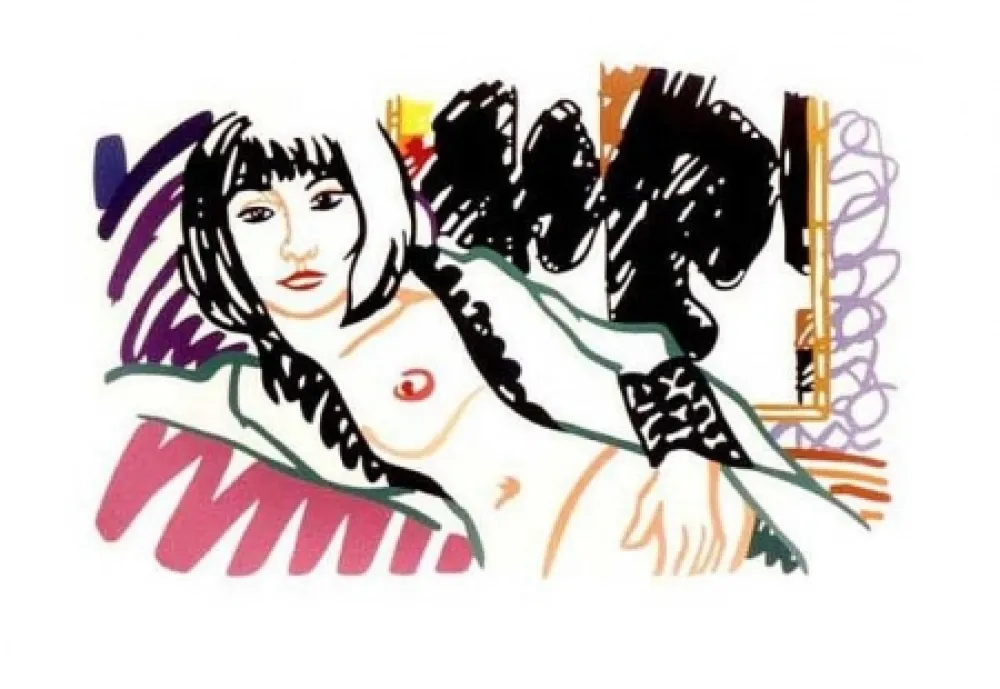 Serigrafia Wesselmann - Monica With Motherwell
