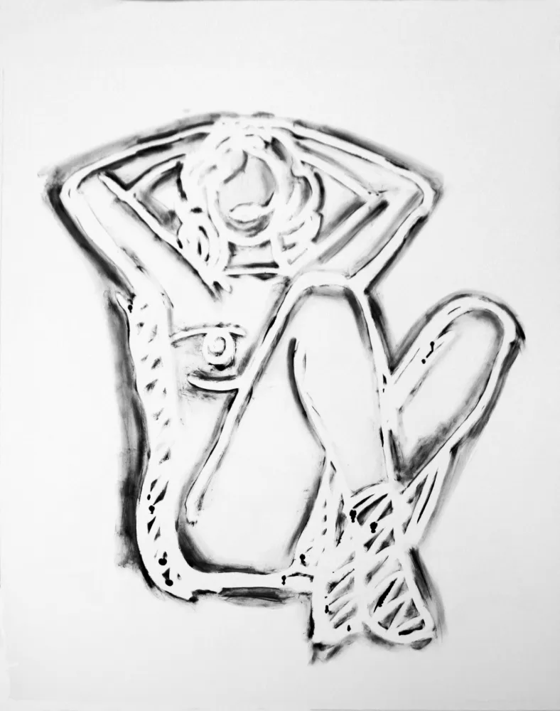 Serigrafia Wesselmann - ROSEMARY SITTING STRAIGHT UP