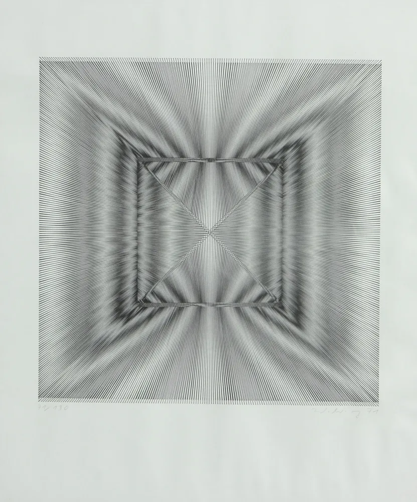 Litografia Wilding - SENZA TITOLO