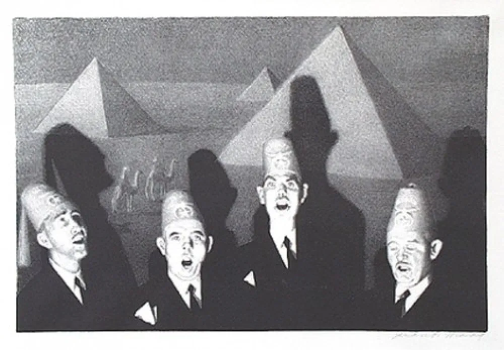 Litografia Wood - Shrine quartet