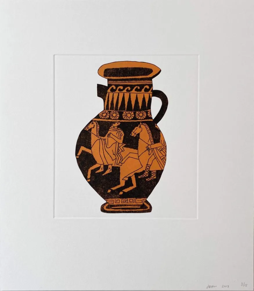 Gravura Wood - Untitled (3) from 8 Pots