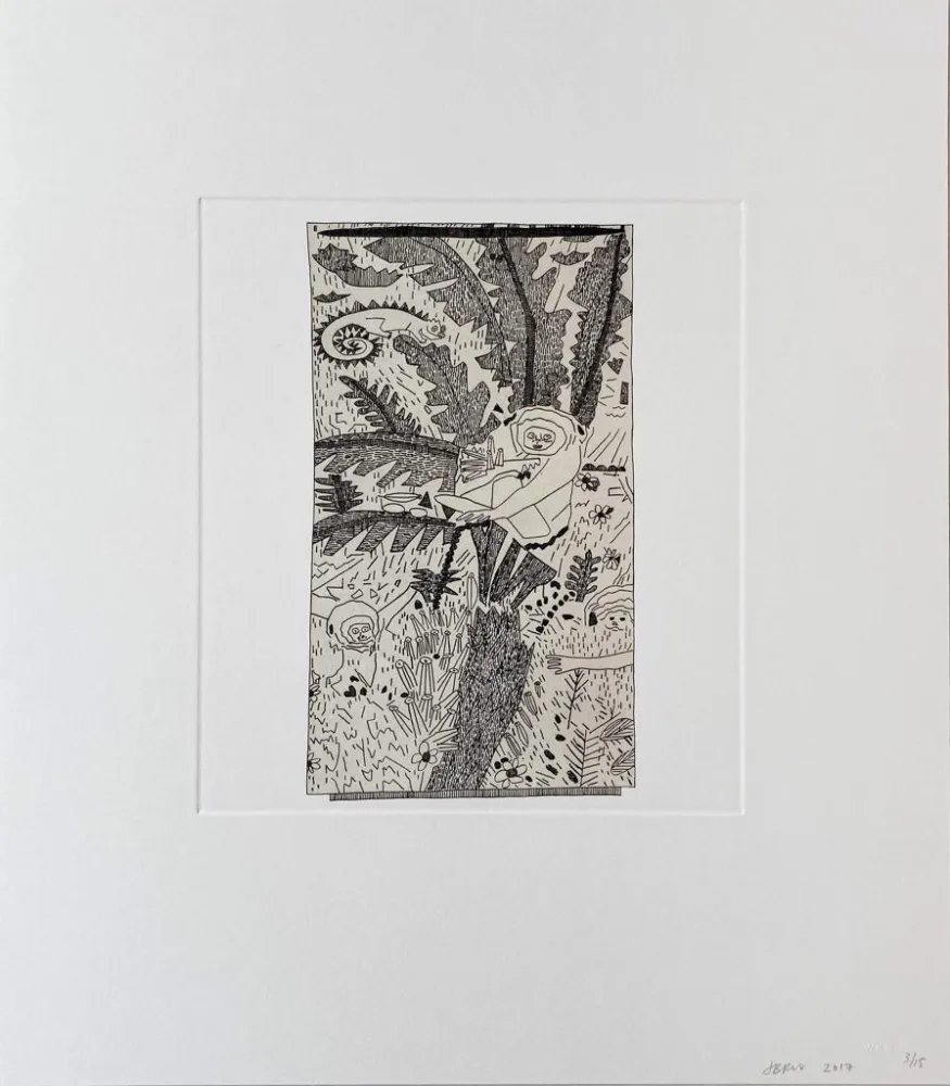 Gravura Wood - Untitled (4) from 8 Pots