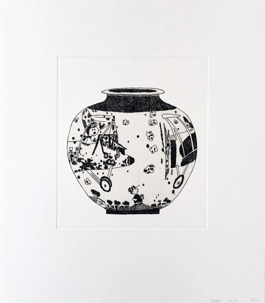 Gravura Wood - Untitled (6) from 8 Pots