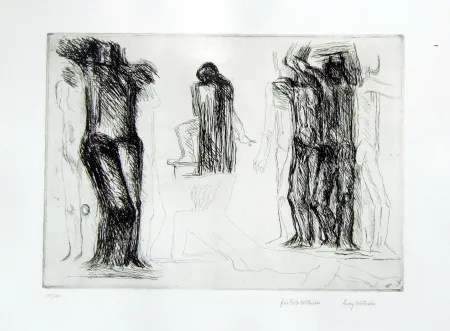 Gravura Wotruba - Omaggio a Michelangelo